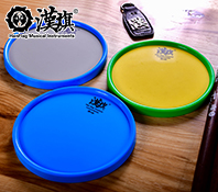 汉旗哑鼓6寸便携式架子鼓练习打击垫 汉牌ES随意贴