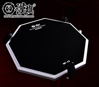 汉旗哑鼓12寸SP-12小军鼓练习器打击板练习垫套装